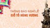 NGHỈ GIỖ TỔ